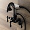 Kingston Brass AE301T0 Wall Mount Clawfoot Tub Faucets, Matte Black AE301T0 - alternate 3
